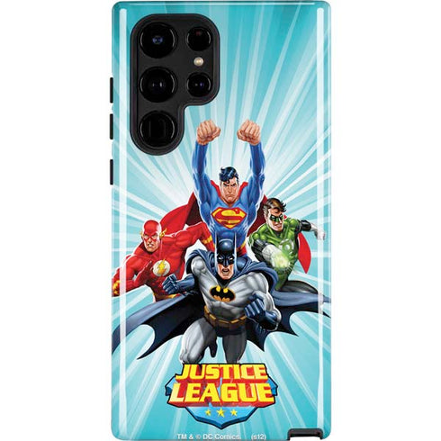 Justice League Team Power Up Galaxy S22 Ultra Pro Case