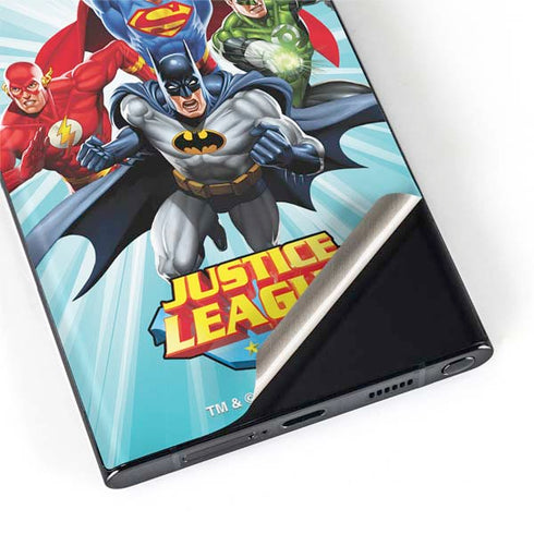 Justice League Team Power Up Galaxy S22 Ultra Skin