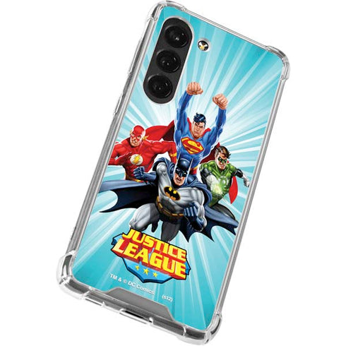 Justice League Team Power Up Galaxy S23 Clear Case