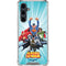 Justice League Team Power Up Galaxy S23 FE Clear Case