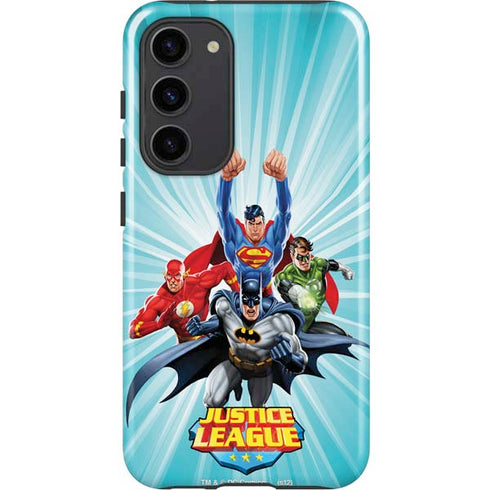 Justice League Team Power Up Galaxy S23 Plus Pro Case