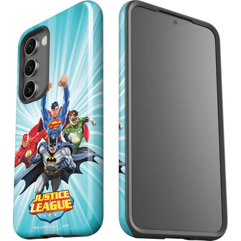 Justice League Team Power Up Galaxy S23 Plus Pro Case