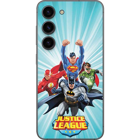 Justice League Team Power Up Galaxy S23 Skin
