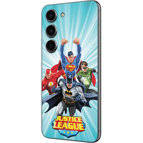 Justice League Team Power Up Galaxy S23 Skin