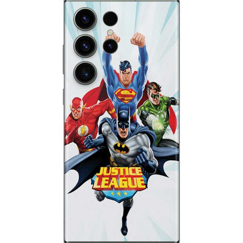 Justice League Team Power Up Galaxy S23 Ultra Skin