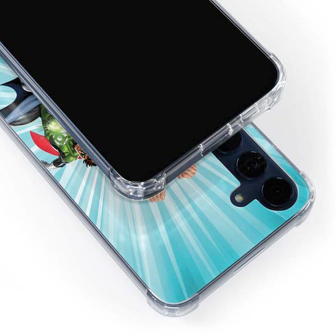 Justice League Team Power Up Galaxy S24 Clear Case