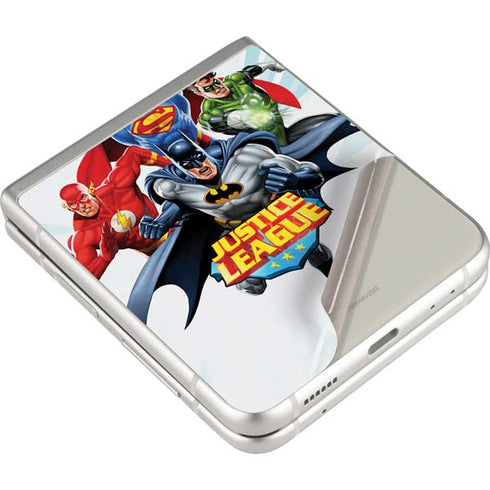 Justice League Team Power Up Galaxy Z Flip3 5G Skin