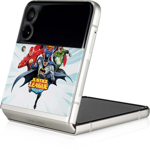 Justice League Team Power Up Galaxy Z Flip3 5G Skin