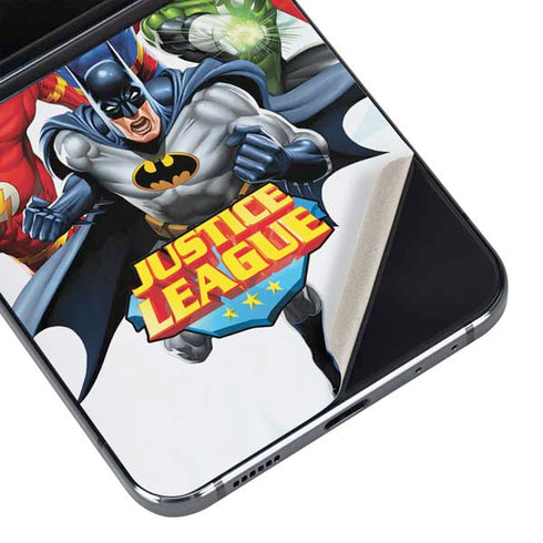 Justice League Team Power Up Galaxy Z Flip5 5G Skin