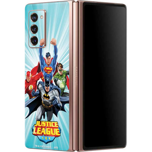Justice League Team Power Up Galaxy Z Fold2 5G Skin