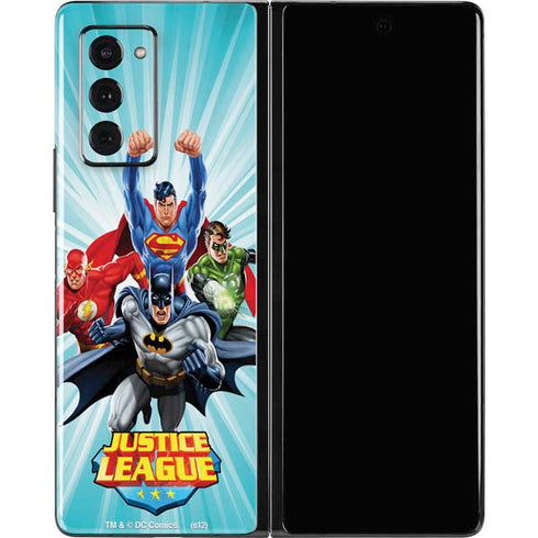 Justice League Team Power Up Galaxy Z Fold2 5G Skin