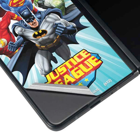 Justice League Team Power Up Galaxy Z Fold3 5G Skin