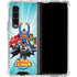 Justice League Team Power Up Galaxy Z Fold4 5G Clear Case