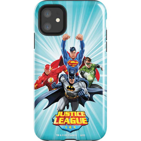 Justice League Team Power Up iPhone 11 Impact Case