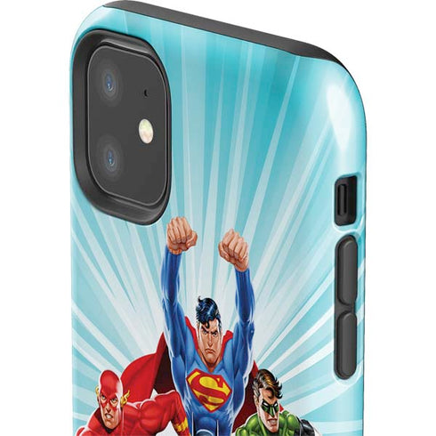Justice League Team Power Up iPhone 11 Impact Case