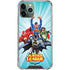 Justice League Team Power Up iPhone 11 Pro Max Clear Case