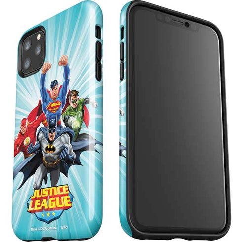 Justice League Team Power Up iPhone 11 Pro Max Impact Case