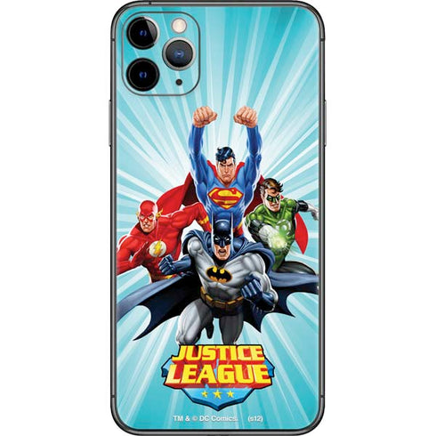 Justice League Team Power Up iPhone 11 Pro Max Skin