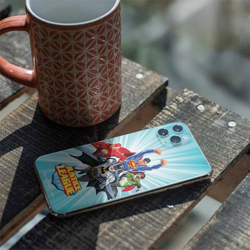 Justice League Team Power Up iPhone 11 Pro Max Skin