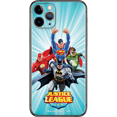 Justice League Team Power Up iPhone 11 Pro Skin