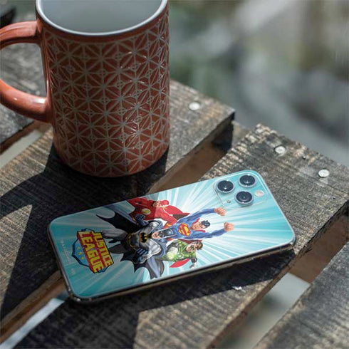 Justice League Team Power Up iPhone 11 Pro Skin
