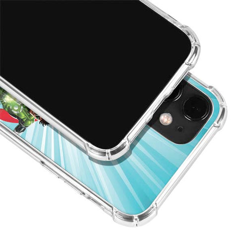 Justice League Team Power Up iPhone 12 Clear Case