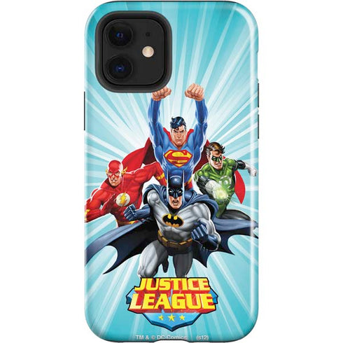 Justice League Team Power Up iPhone 12 Impact Case