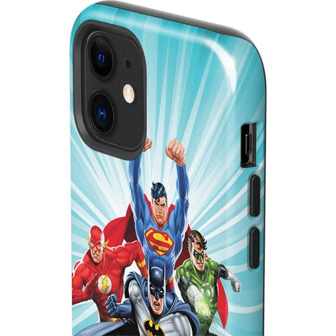 Justice League Team Power Up iPhone 12 Mini Impact Case