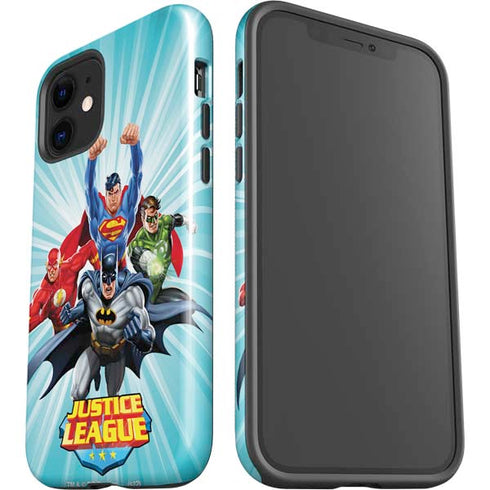 Justice League Team Power Up iPhone 12 Mini Impact Case