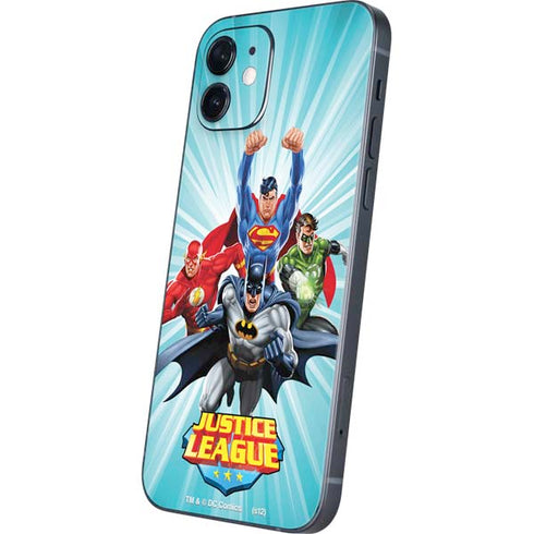 Justice League Team Power Up iPhone 12 Mini Skin