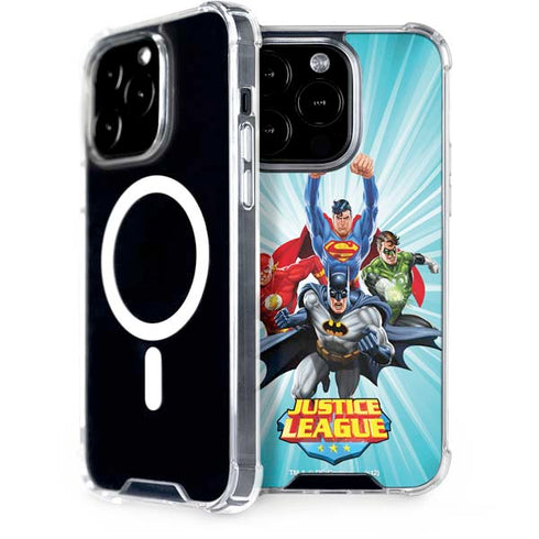Justice League Team Power Up iPhone 13 Pro MagSafe Case