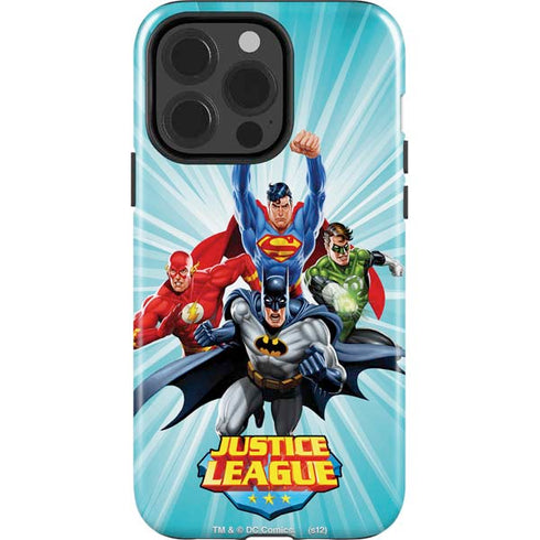 Justice League Team Power Up iPhone 15 Pro Impact Case