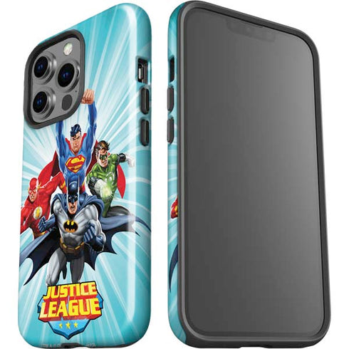 Justice League Team Power Up iPhone 15 Pro Impact Case