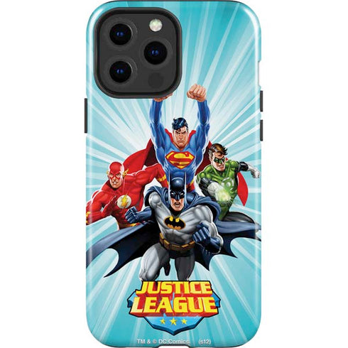 Justice League Team Power Up iPhone 15 Pro Max Impact Case