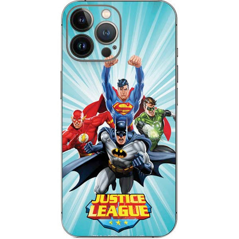 Justice League Team Power Up iPhone 14 Pro Max Skin