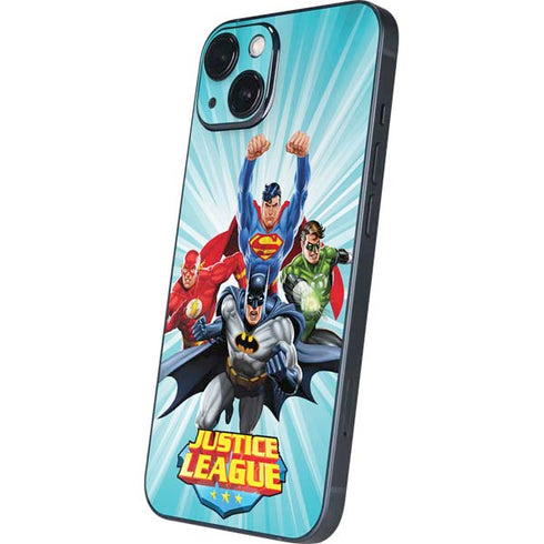 Justice League Team Power Up iPhone 14 Skin