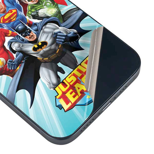 Justice League Team Power Up iPhone 14 Skin