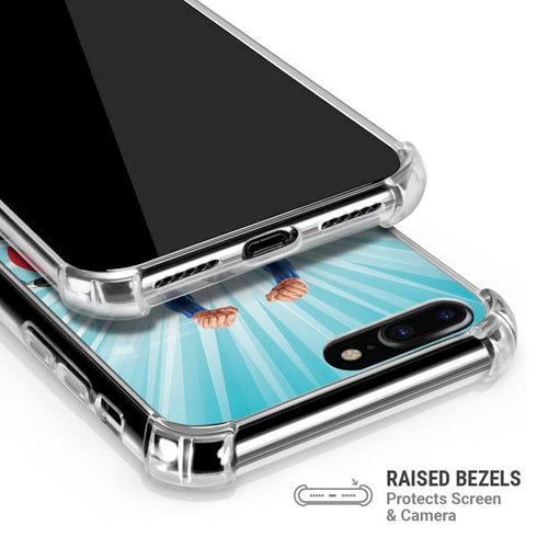 Justice League Team Power Up iPhone 7/8 Plus Clear Case