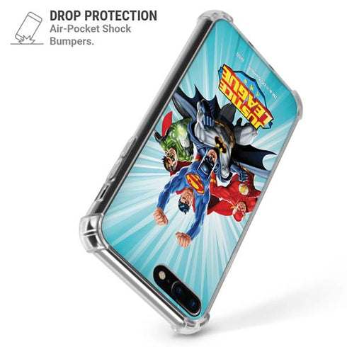 Justice League Team Power Up iPhone 7/8 Plus Clear Case