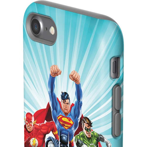 Justice League Team Power Up iPhone SE (2nd & 3rd Gen) Pro Case