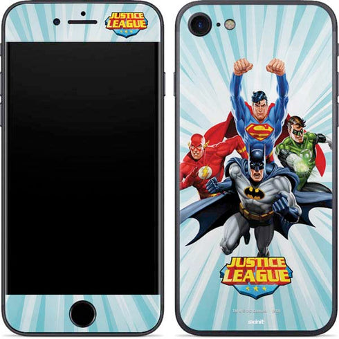 Justice League Team Power Up iPhone SE (2nd & 3rd Gen) Skin