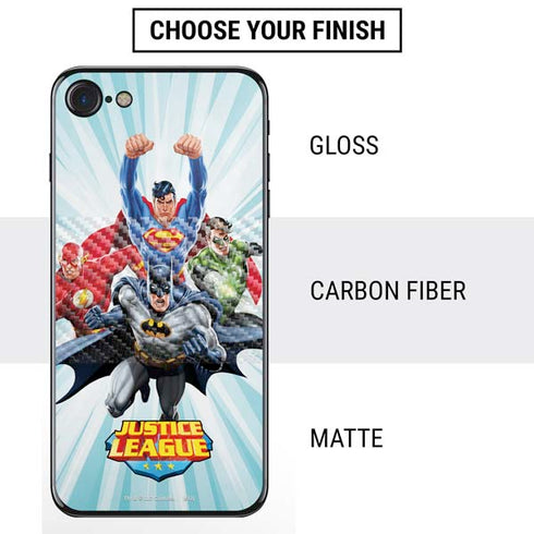 Justice League Team Power Up iPhone SE (2nd & 3rd Gen) Skin