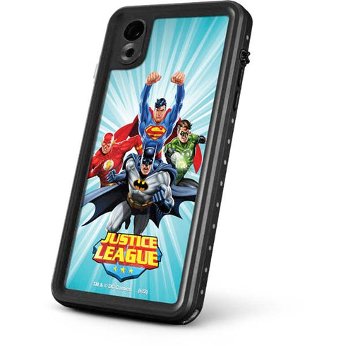 Justice League Team Power Up iPhone XR Waterproof Case