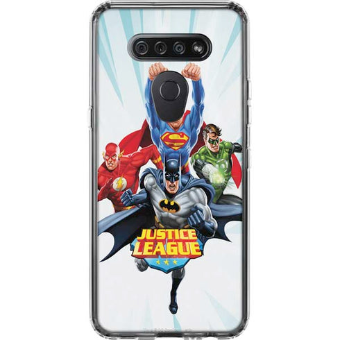 Justice League Team Power Up LG K51/Q51 Clear Case