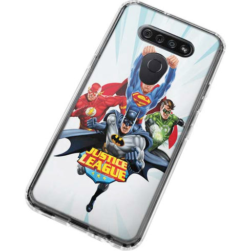 Justice League Team Power Up LG K51/Q51 Clear Case