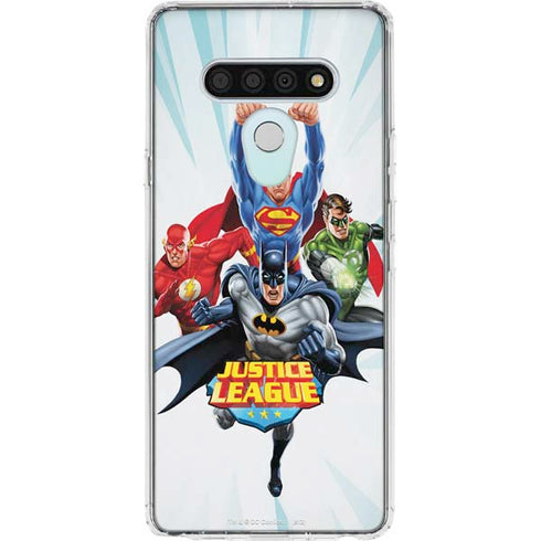 Justice League Team Power Up LG Stylo 6 Clear Case