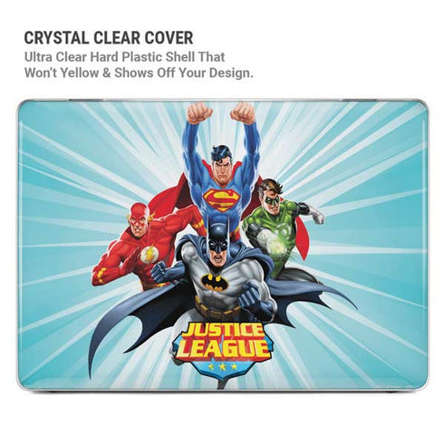 Justice League Team Power Up MacBook Pro 16in (2021-25) Case plus Skin