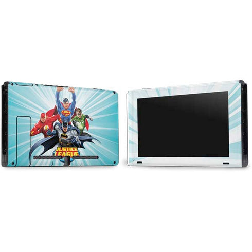 Justice League Team Power Up Nintendo Switch Bundle Skin