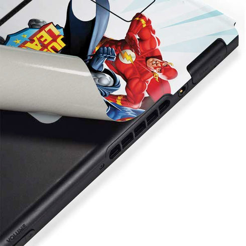 Justice League Team Power Up Nintendo Switch Bundle Skin