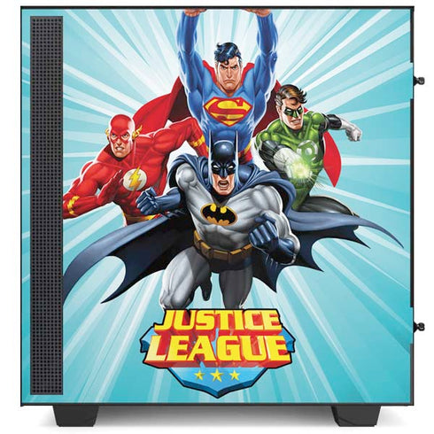 Justice League Team Power Up NZXT H510 Compact ATX Mid-Tower Case Skin